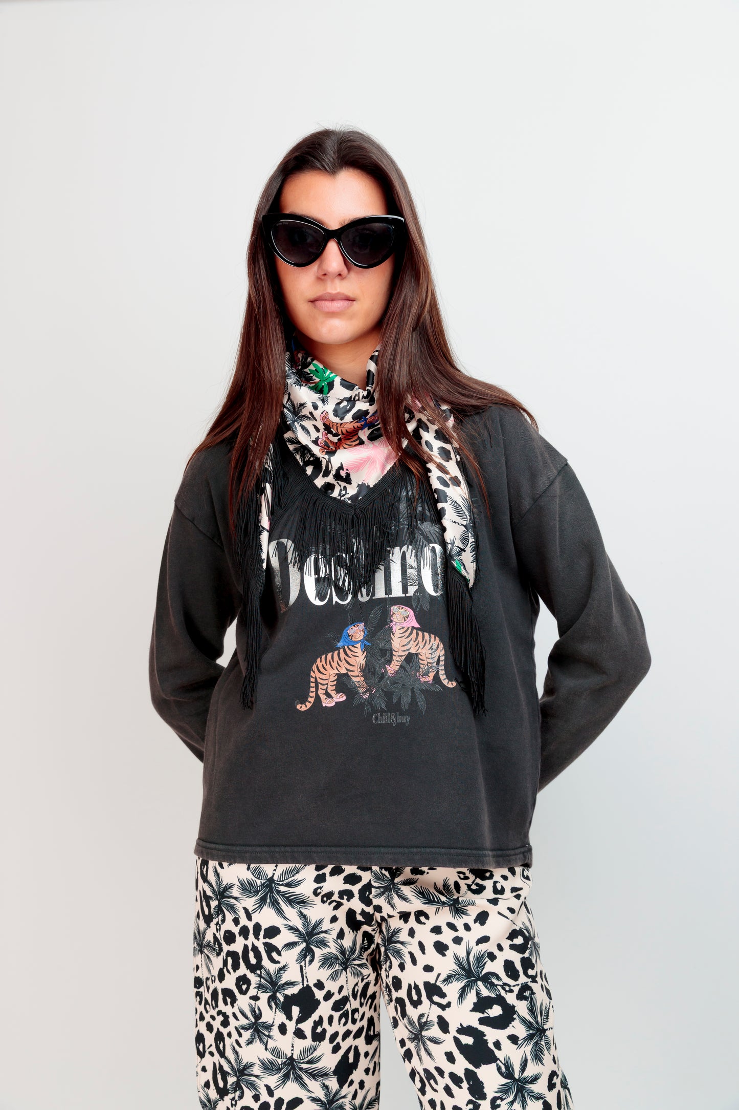 Pañuelo Flecos Car Palm