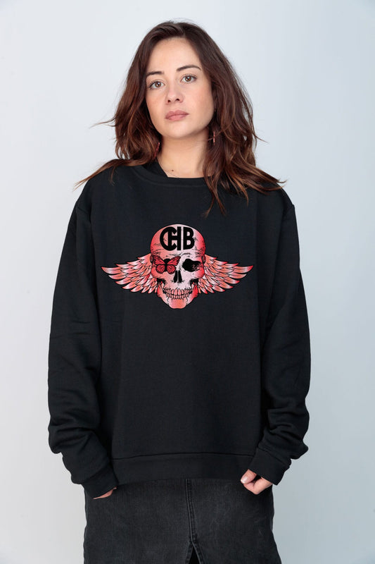 SUDADERA SKULL TIE