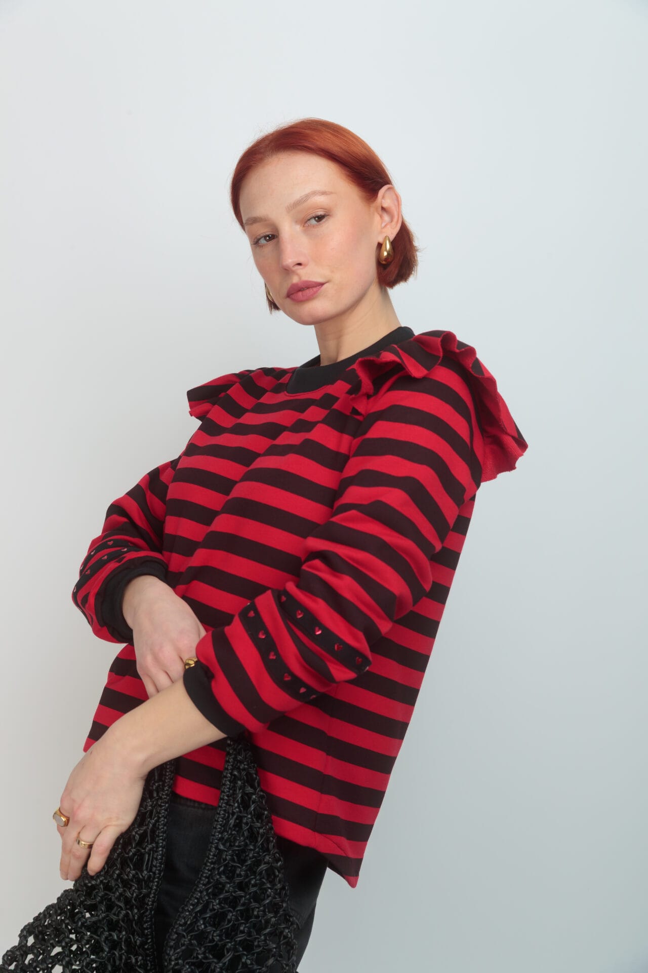 Sudadera Tina Rayas