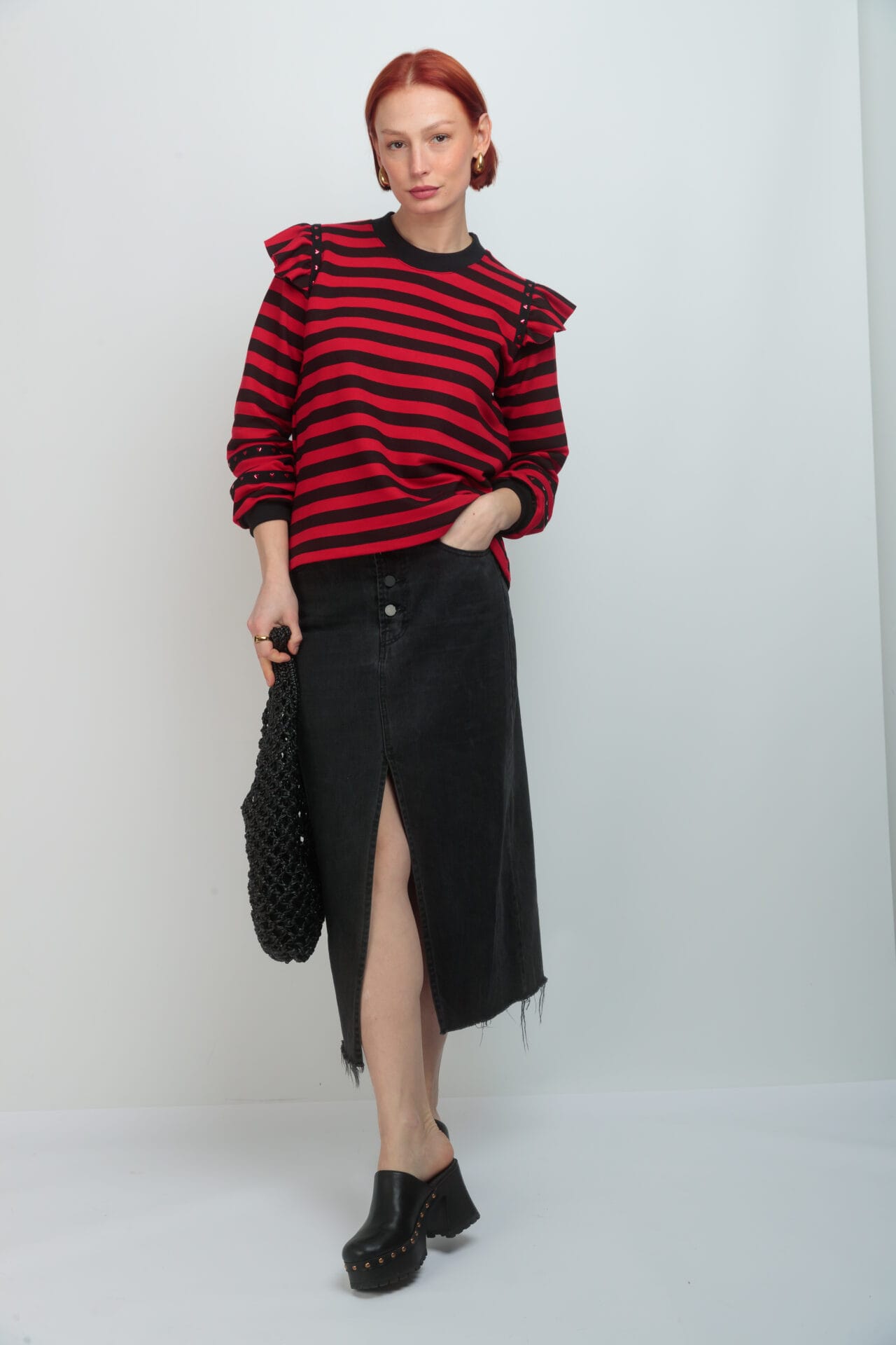 Sudadera Tina Rayas