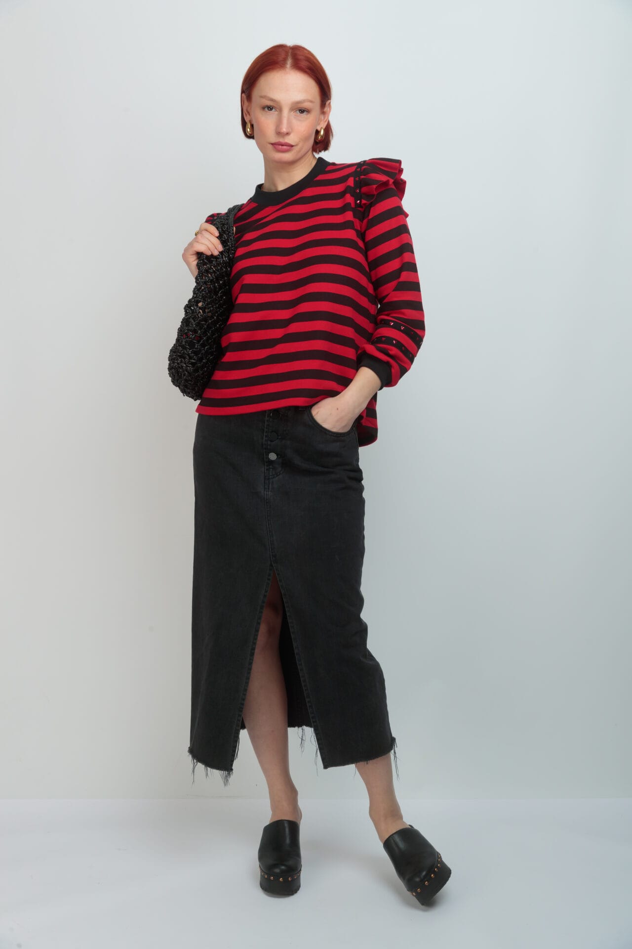 Sudadera Tina Rayas