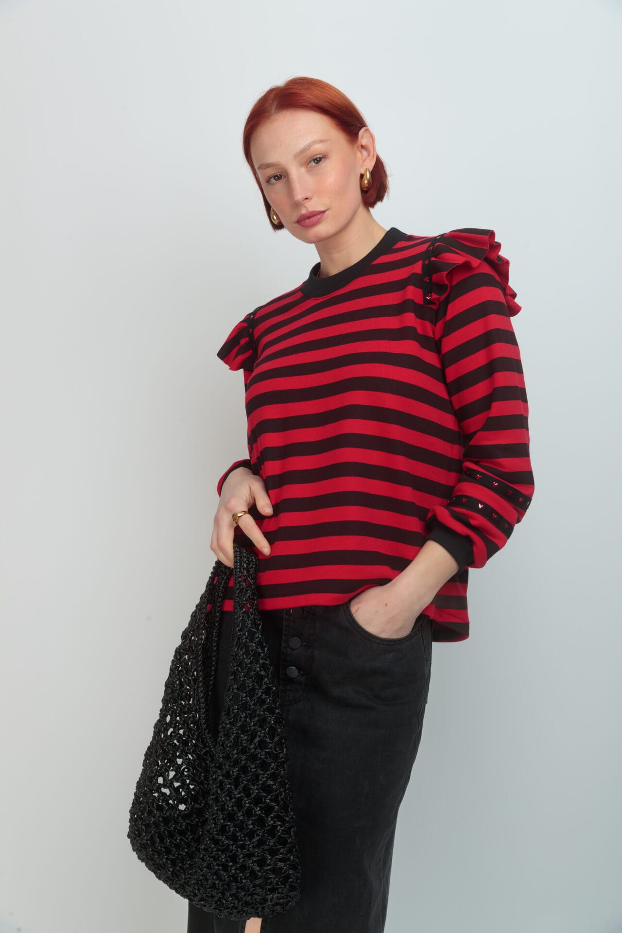 Sudadera Tina Rayas