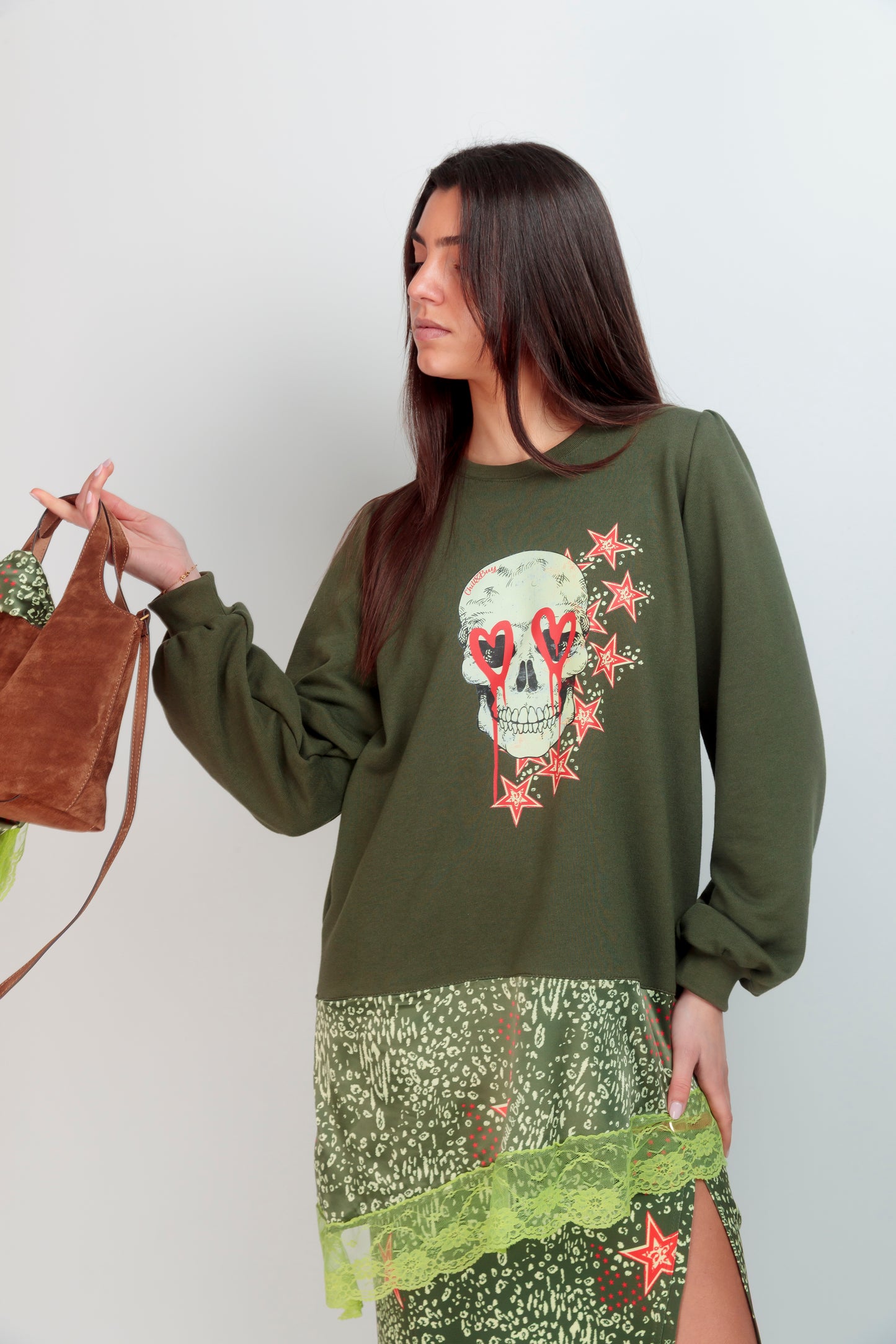 Sweat-shirt combiné Leo Star Crane