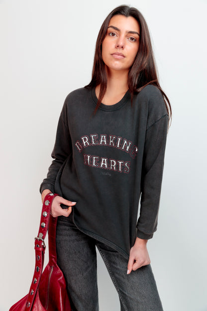 Sweat-shirt Délavé Breaking