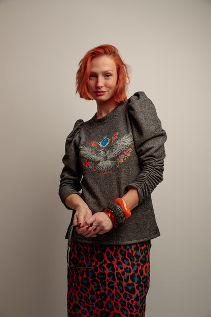 Sudadera Lurex Aguila Caye