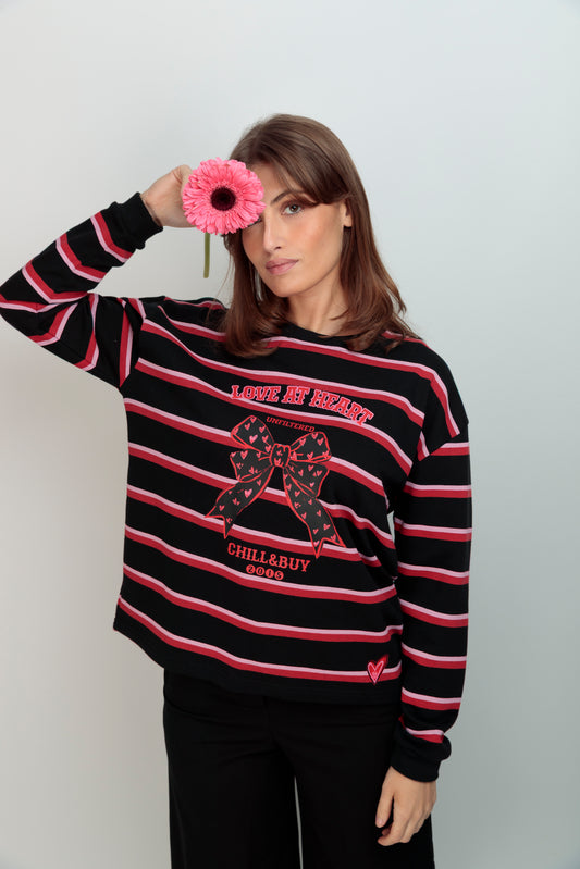 Sudadera Rayas Lazo Feel