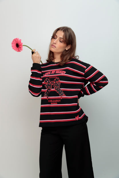 Sudadera Rayas Lazo Feel