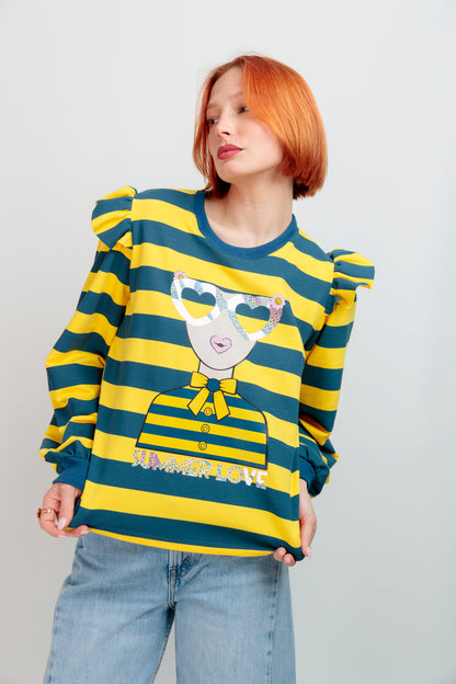 Sudadera Rayas Summer Love