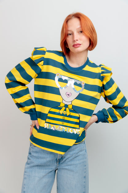 Sudadera Rayas Summer Love