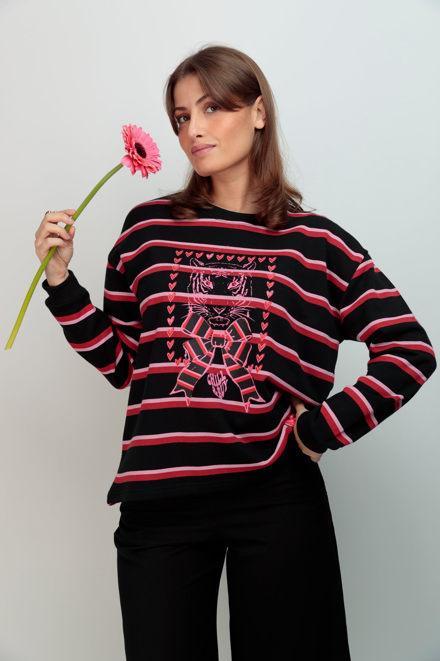 Sudadera Rayas Tiger Lazo