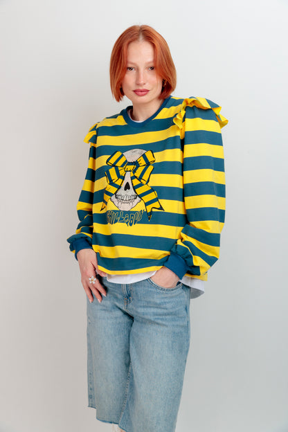 Sudadera Rayas Skull Rayas