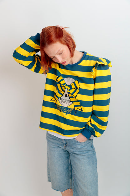 Sudadera Rayas Skull Rayas