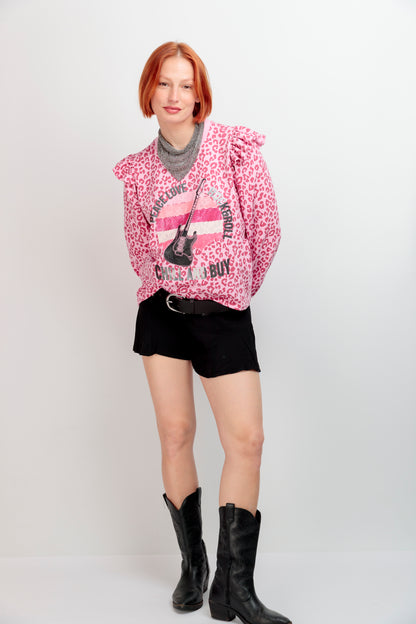 Sudadera Scarlet Guitarra Peace