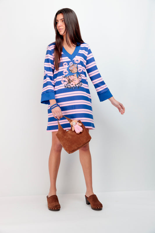 Robe Fée Rayures Bisou Leo