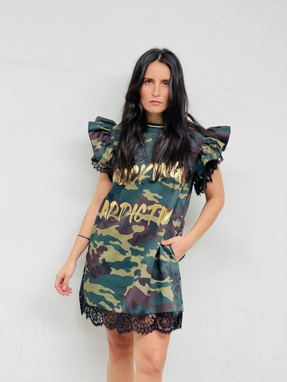 VESTIDO VOLANTES CAMUENCAJE F ADDICTIVE