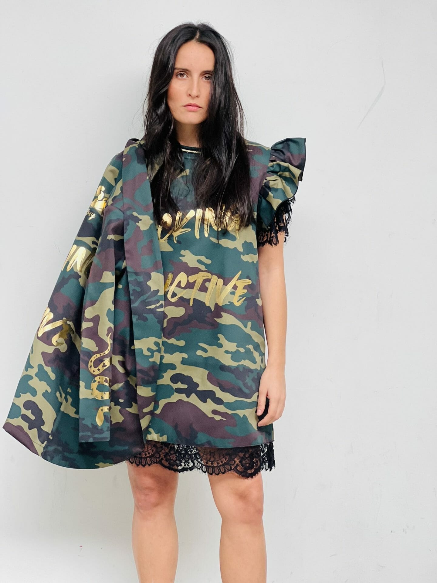 VESTIDO VOLANTES CAMUENCAJE F ADDICTIVE
