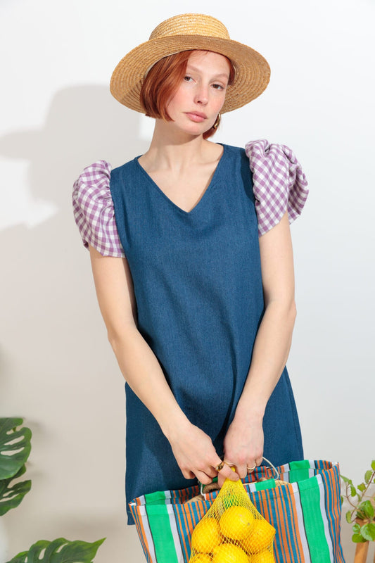 Vestido Combi Lila