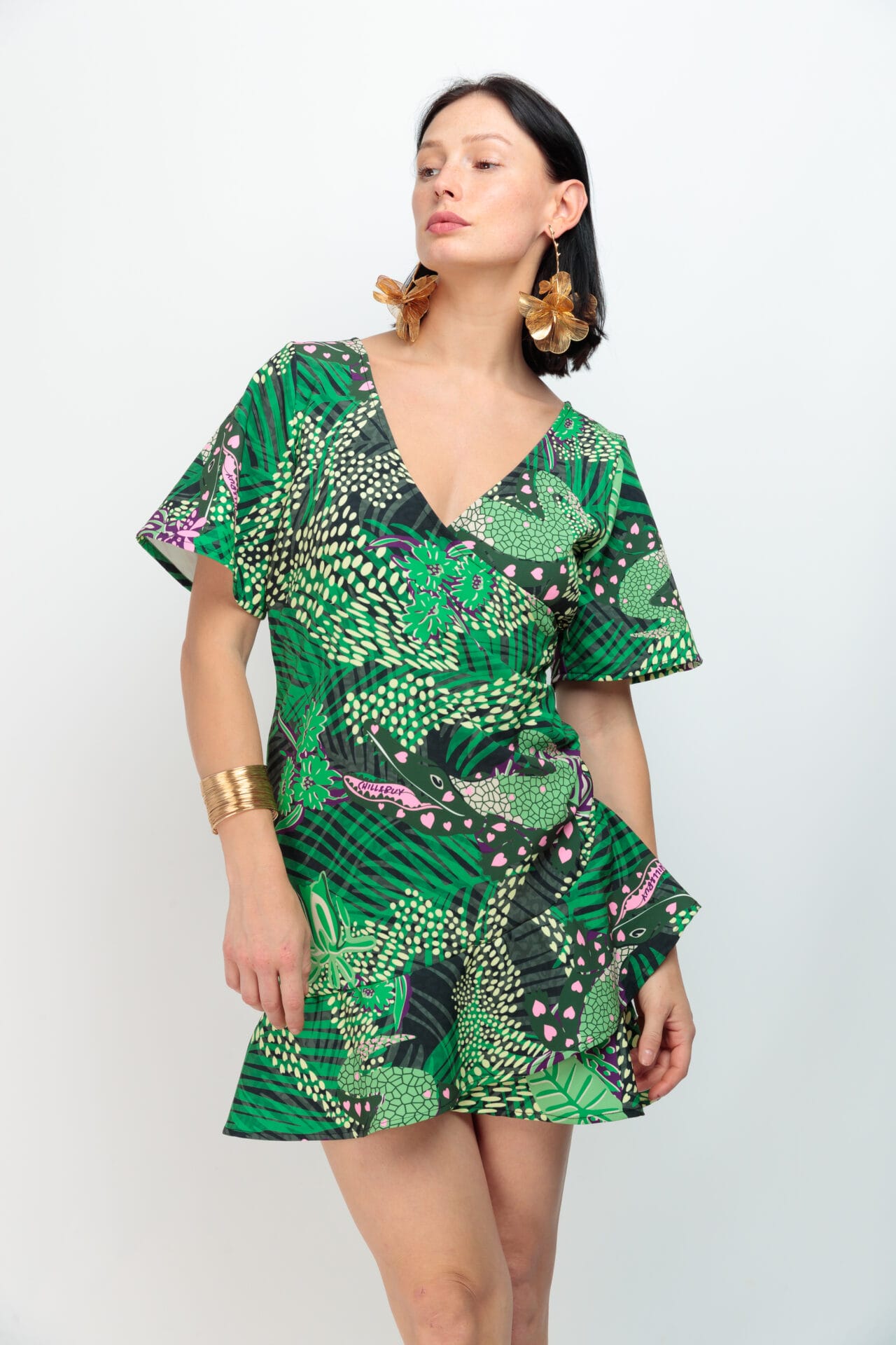 Vestido Cruzado Jungla