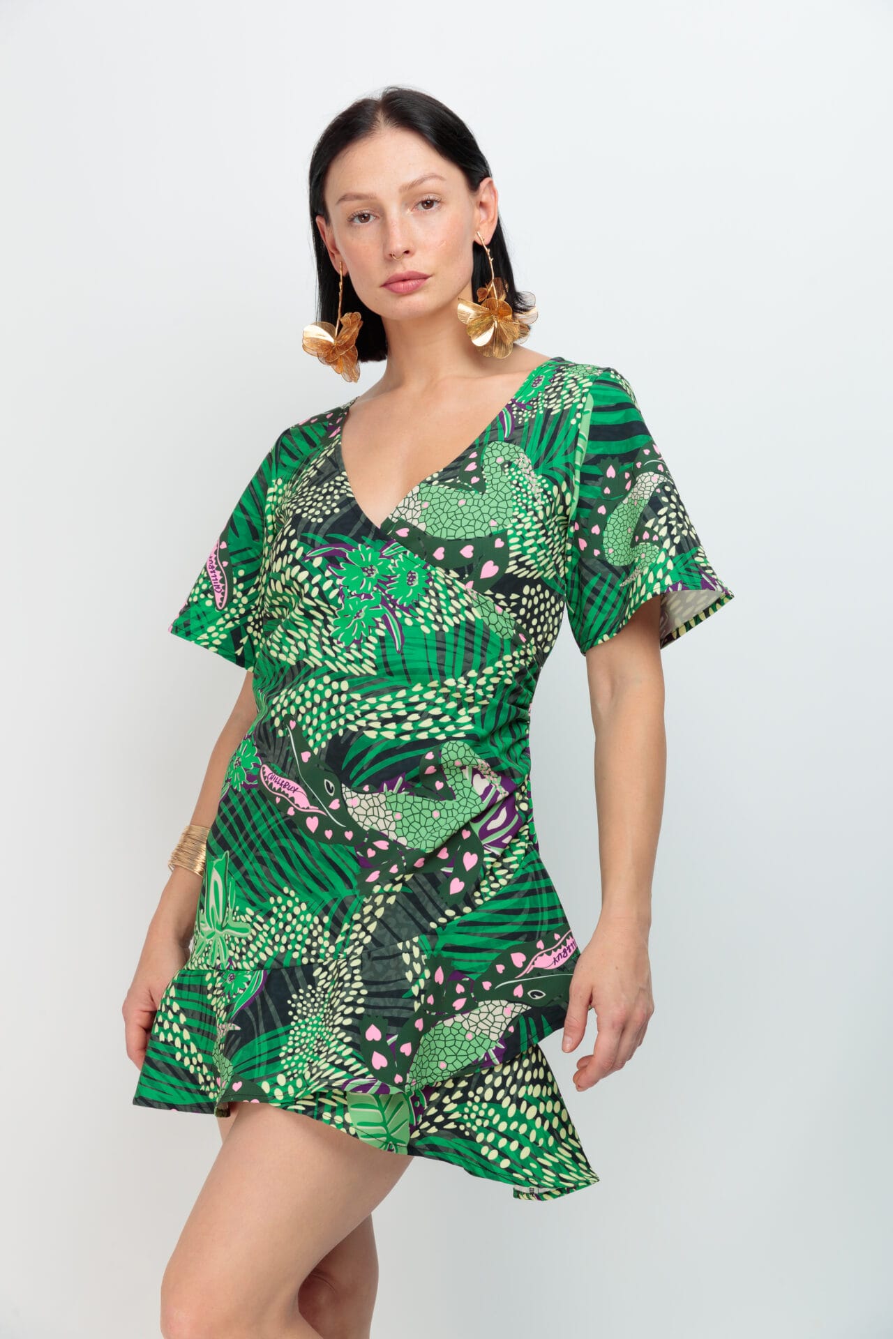 Vestido Cruzado Jungla