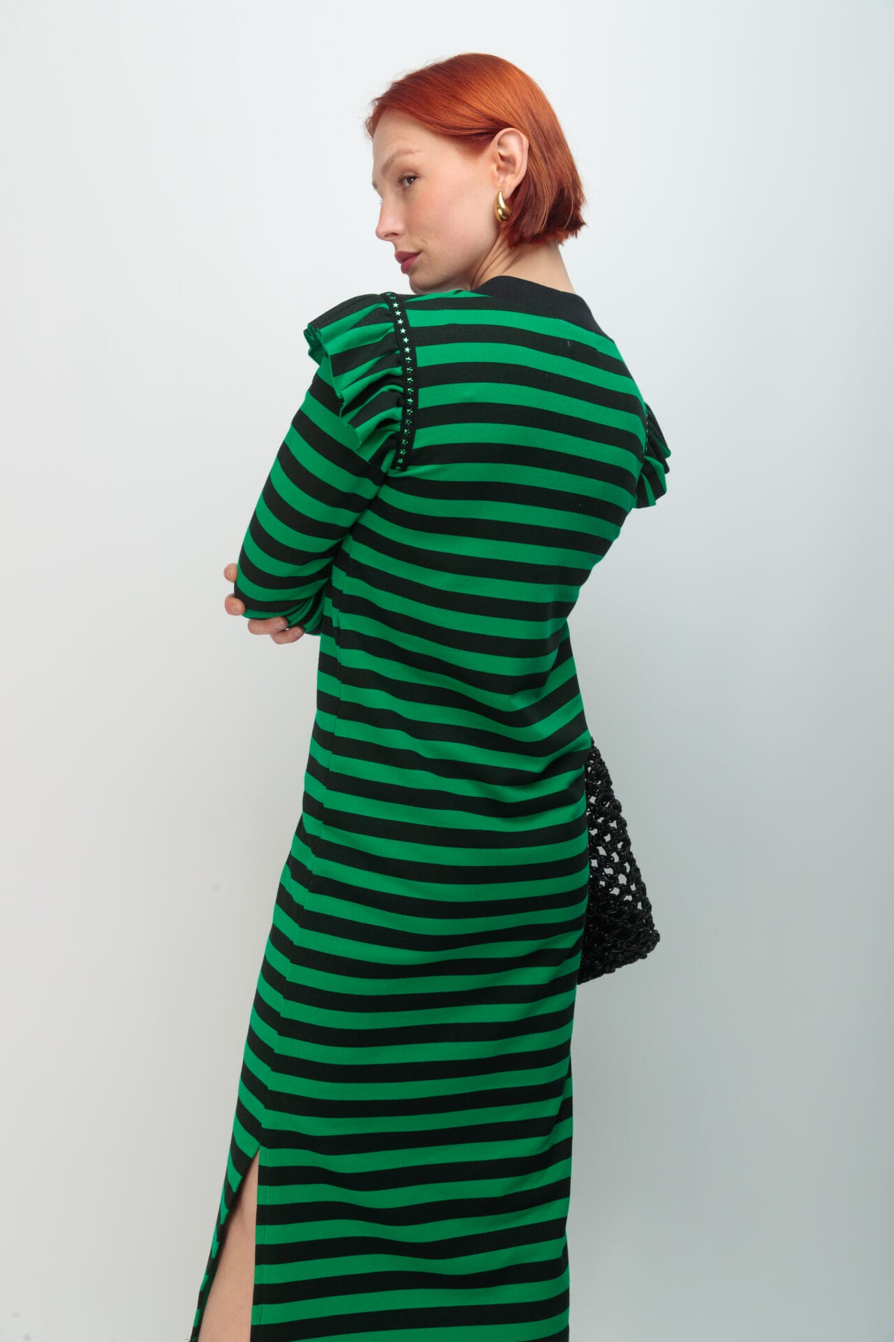 VESTIDO RAYAS PICO LARGO STAR ALAS ()