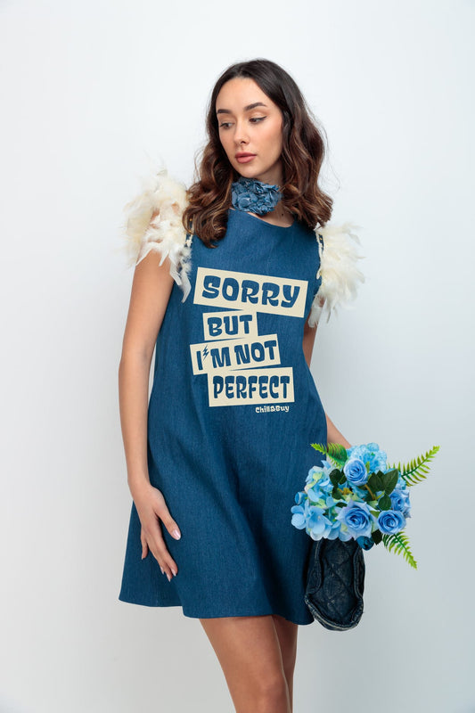 VESTIDO VAQUERO PLUMAS PERFECT