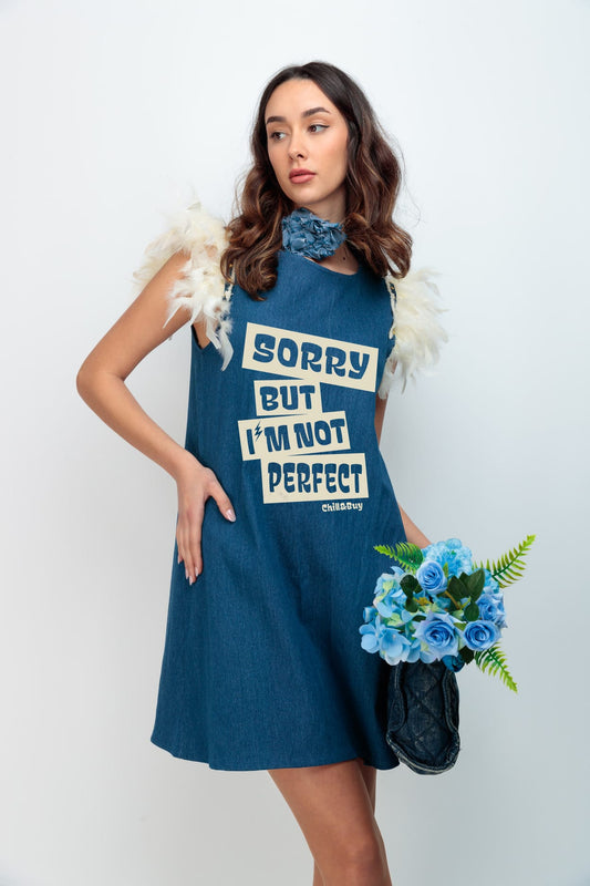 VESTIDO VAQUERO PLUMAS PERFECT