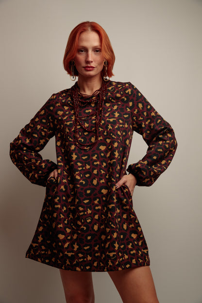 Vestido Amelia Print Love Star