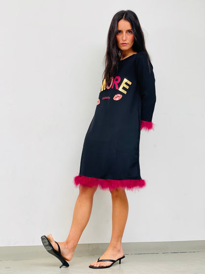 Vestido Amore Marabú