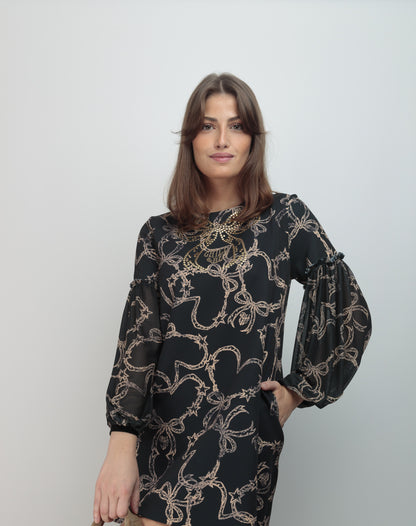 Vestido Athenas Lazo Tachas