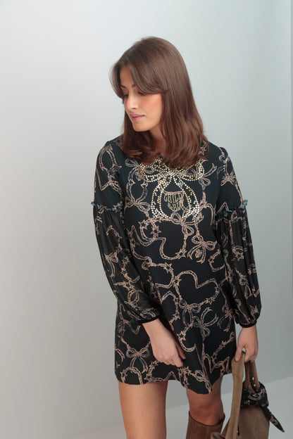 Vestido Athenas Lazo Tachas