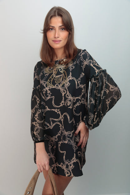 Vestido Athenas Lazo Tachas