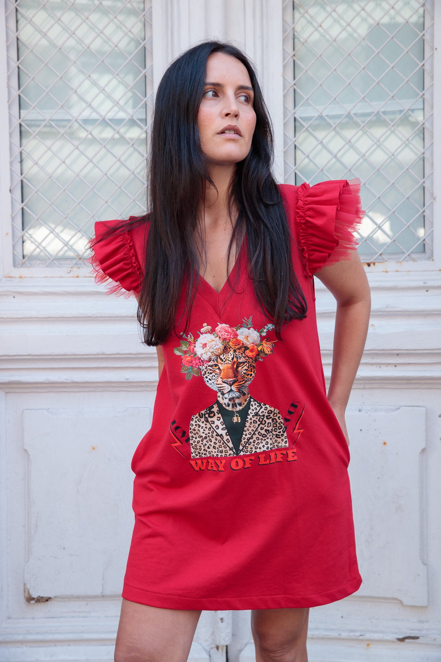 Vestido Flash Tigre Flores