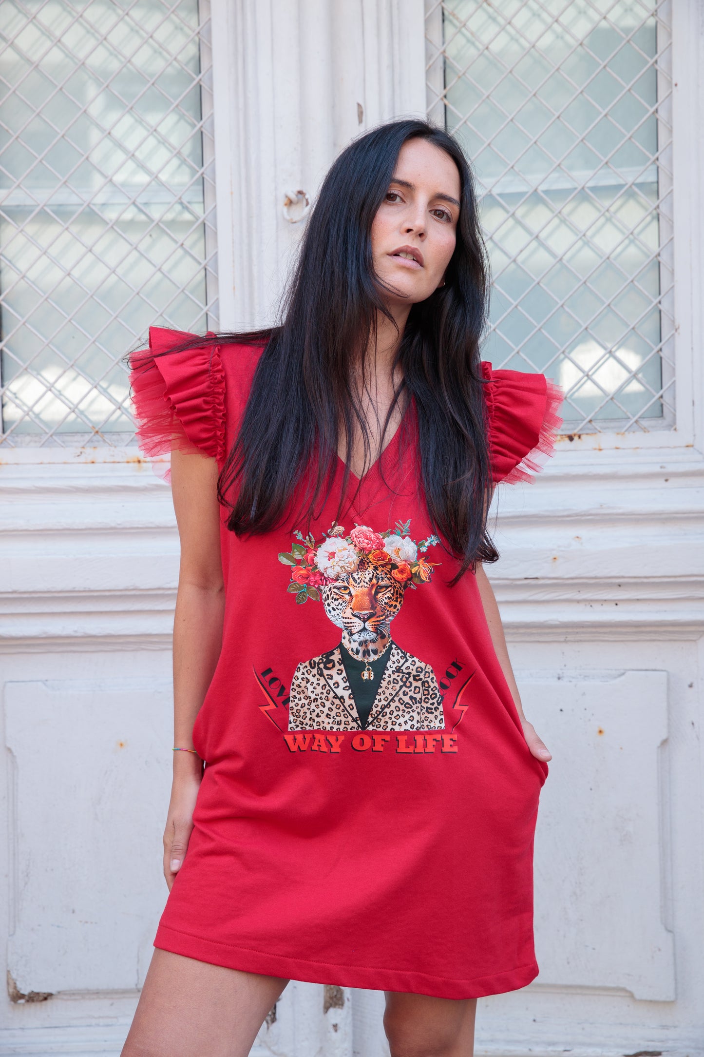 Vestido Flash Tigre Flores