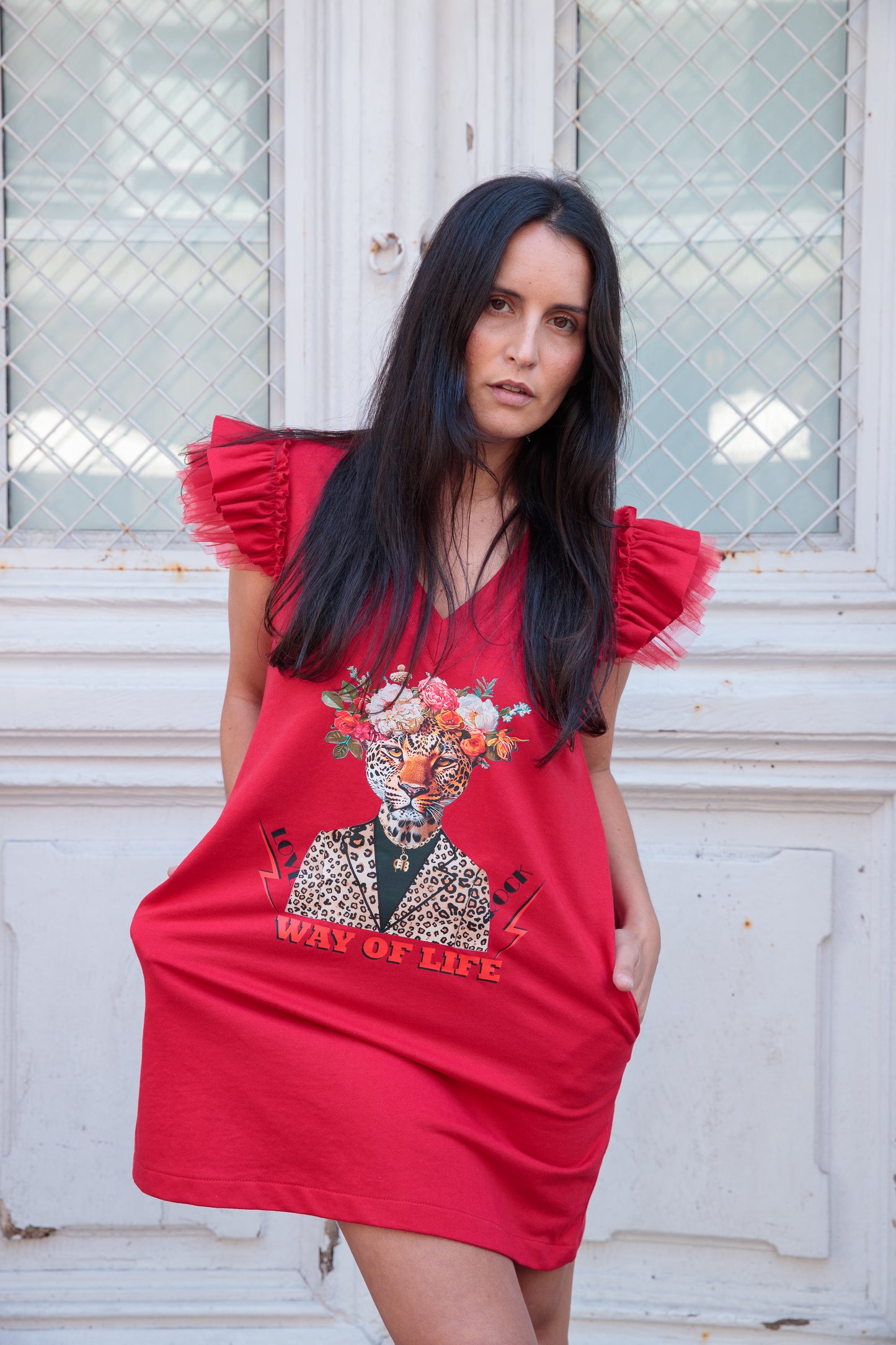 Vestido Flash Tigre Flores