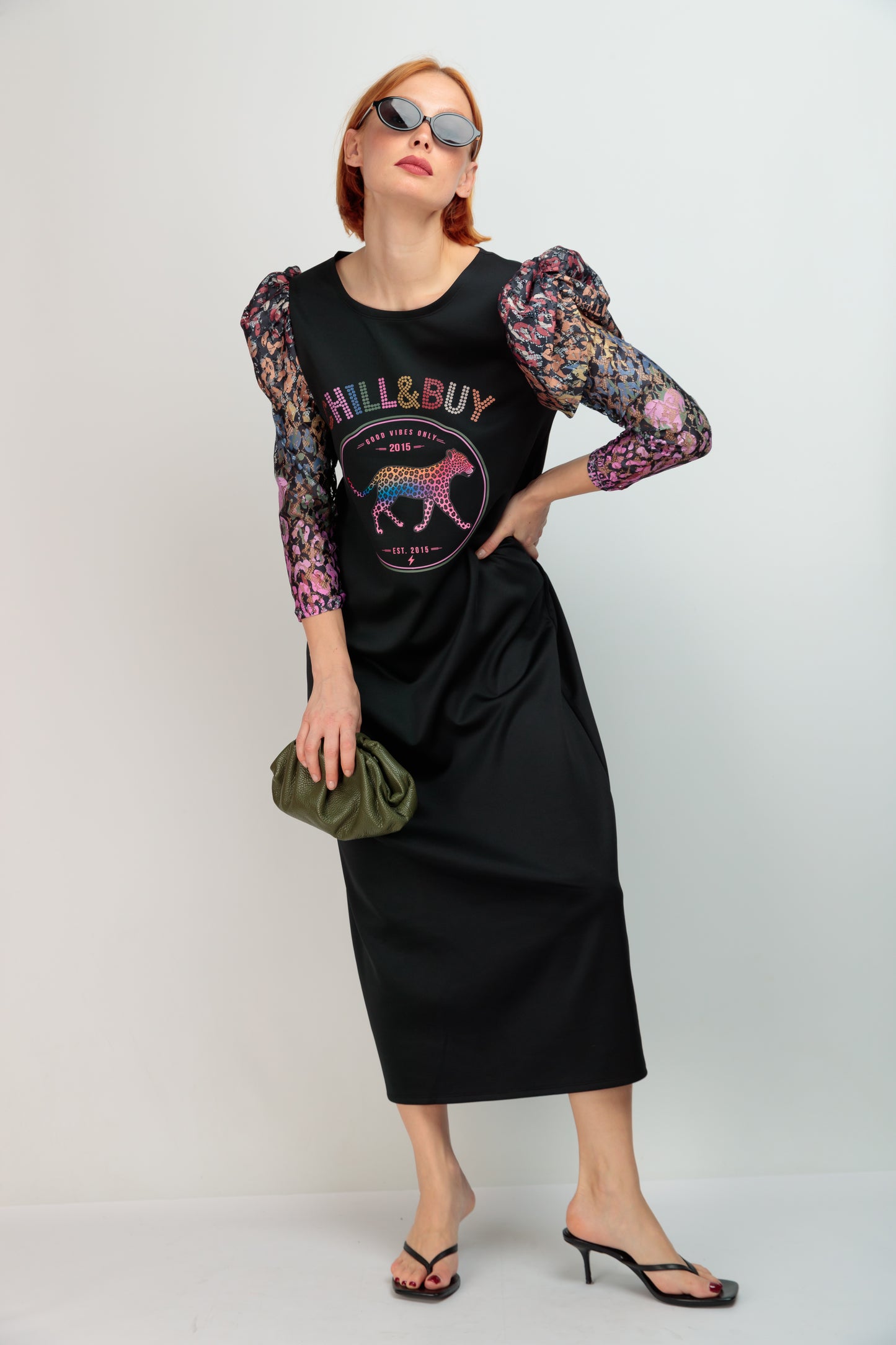 Vestido Largo Blow Panther Fortuna