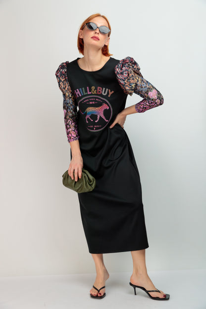 Vestido Largo Blow Panther Fortuna