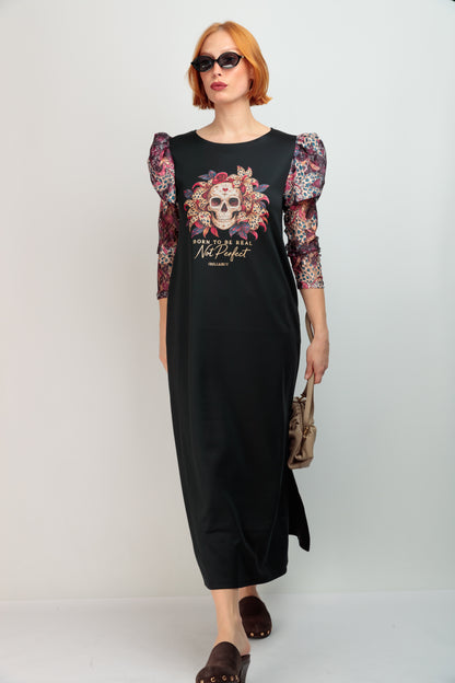 Vestido Largo Blow Skull Mireya