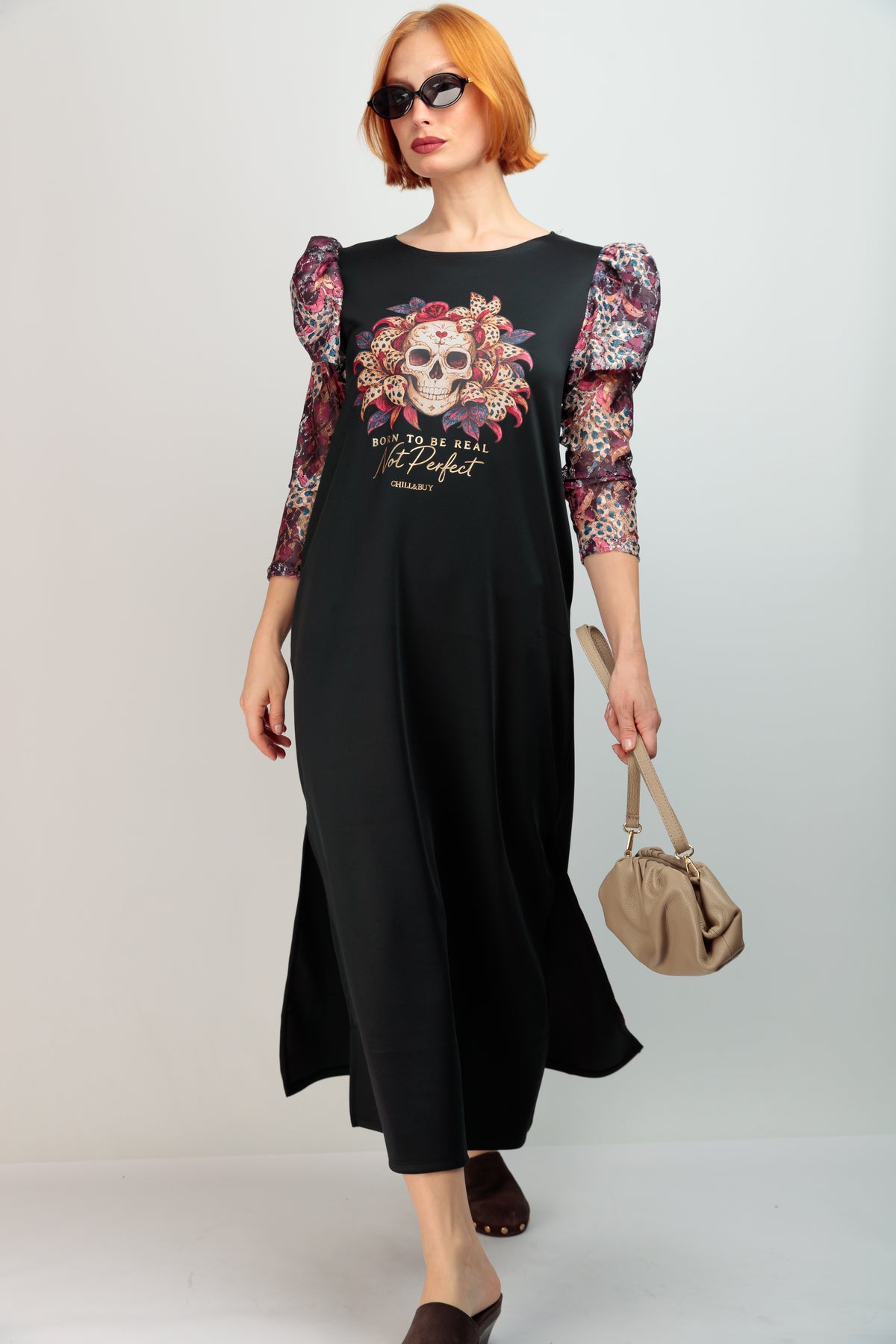 Vestido Largo Blow Skull Mireya
