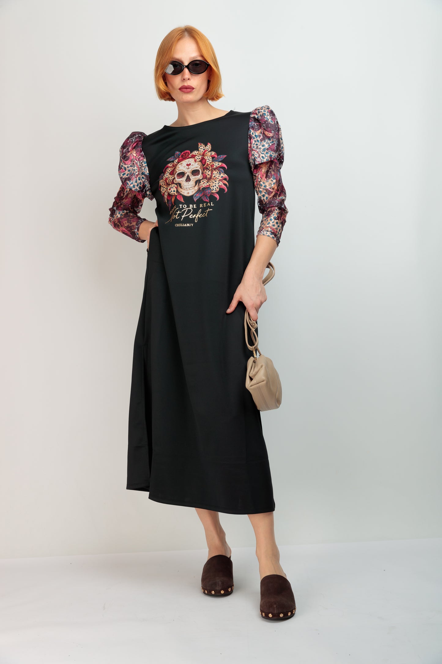 Vestido Largo Blow Skull Mireya
