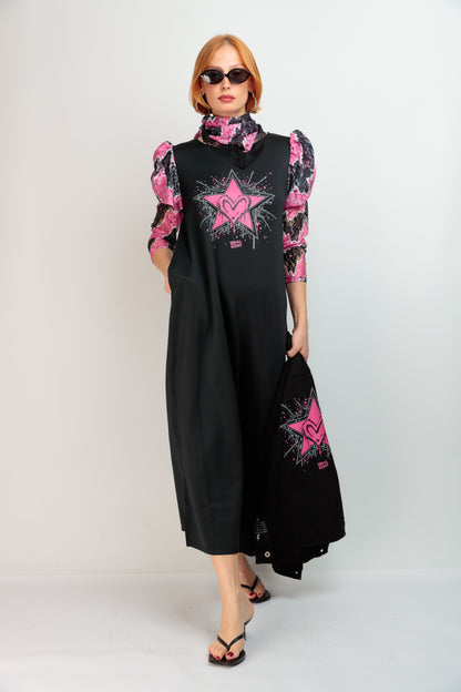Vestido Largo Blow Star Tique