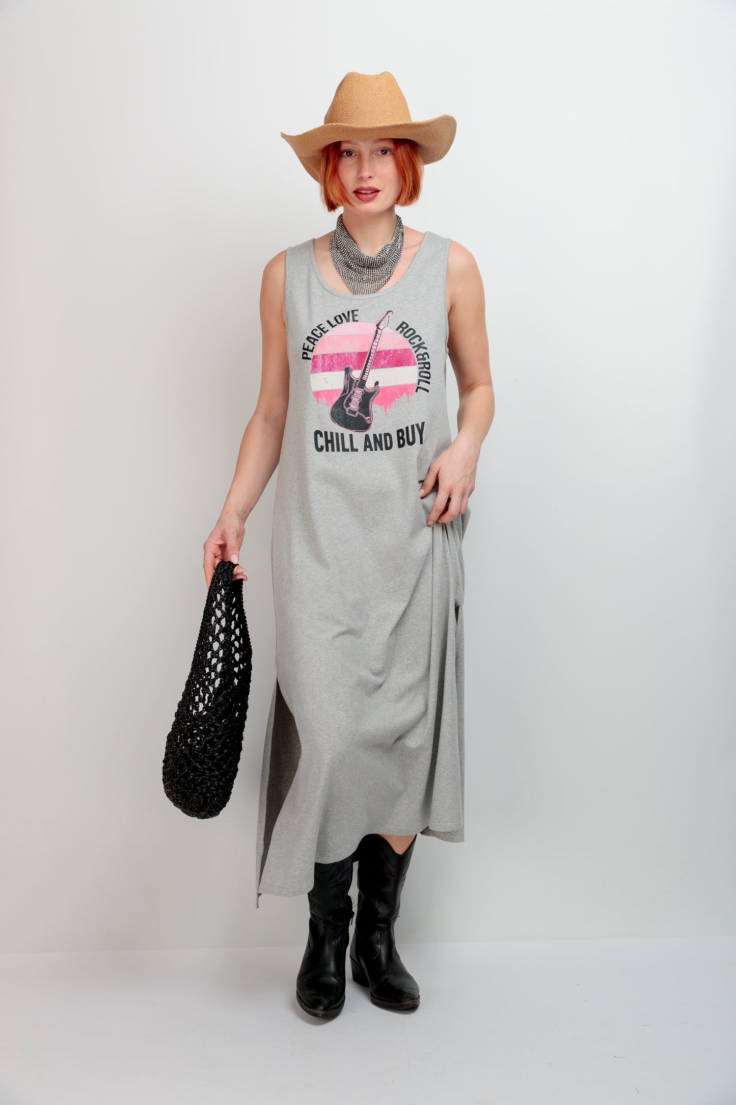 Vestido Largo Guitarra Peace