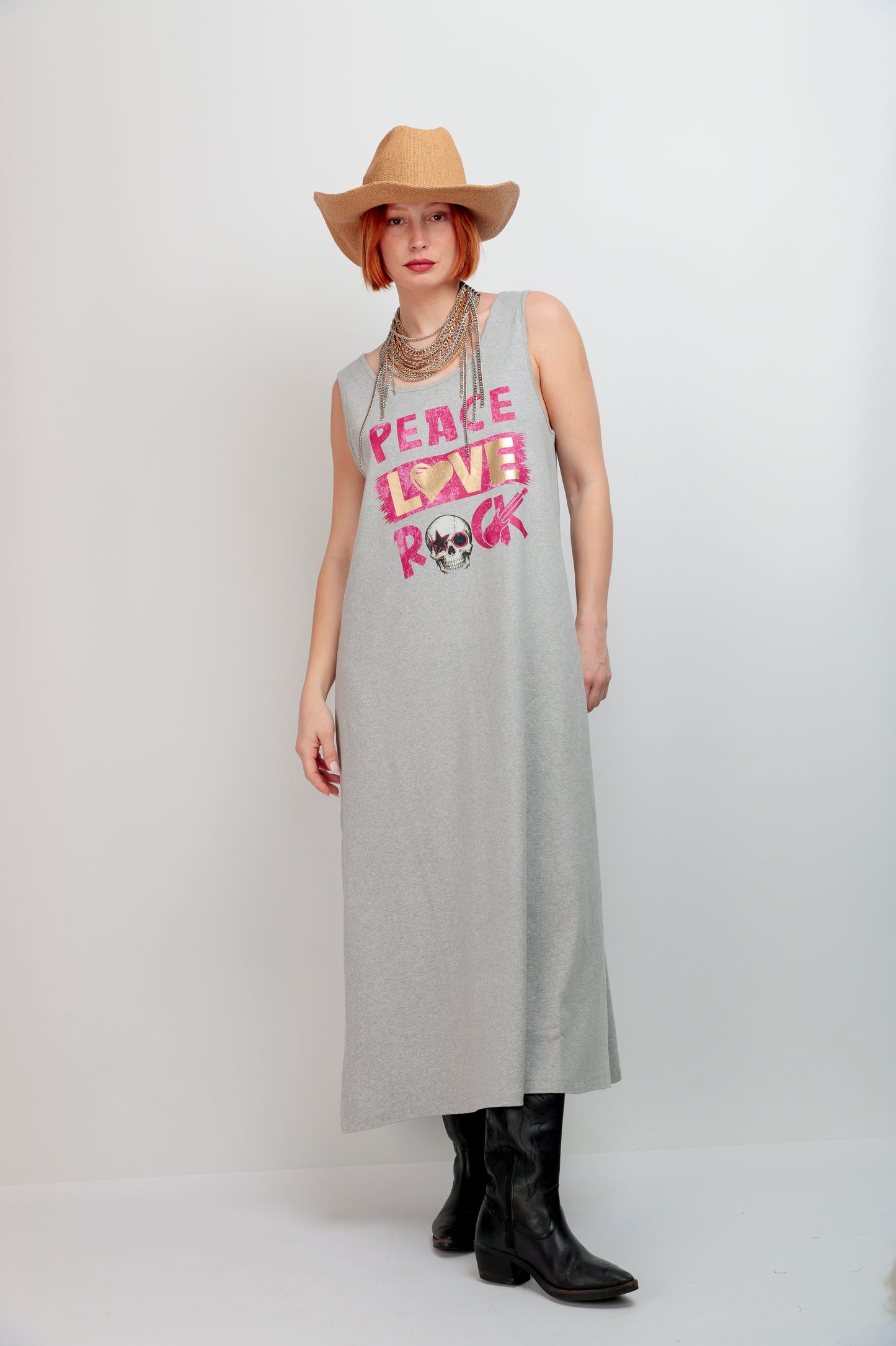 Vestido Largo Peace Rosa