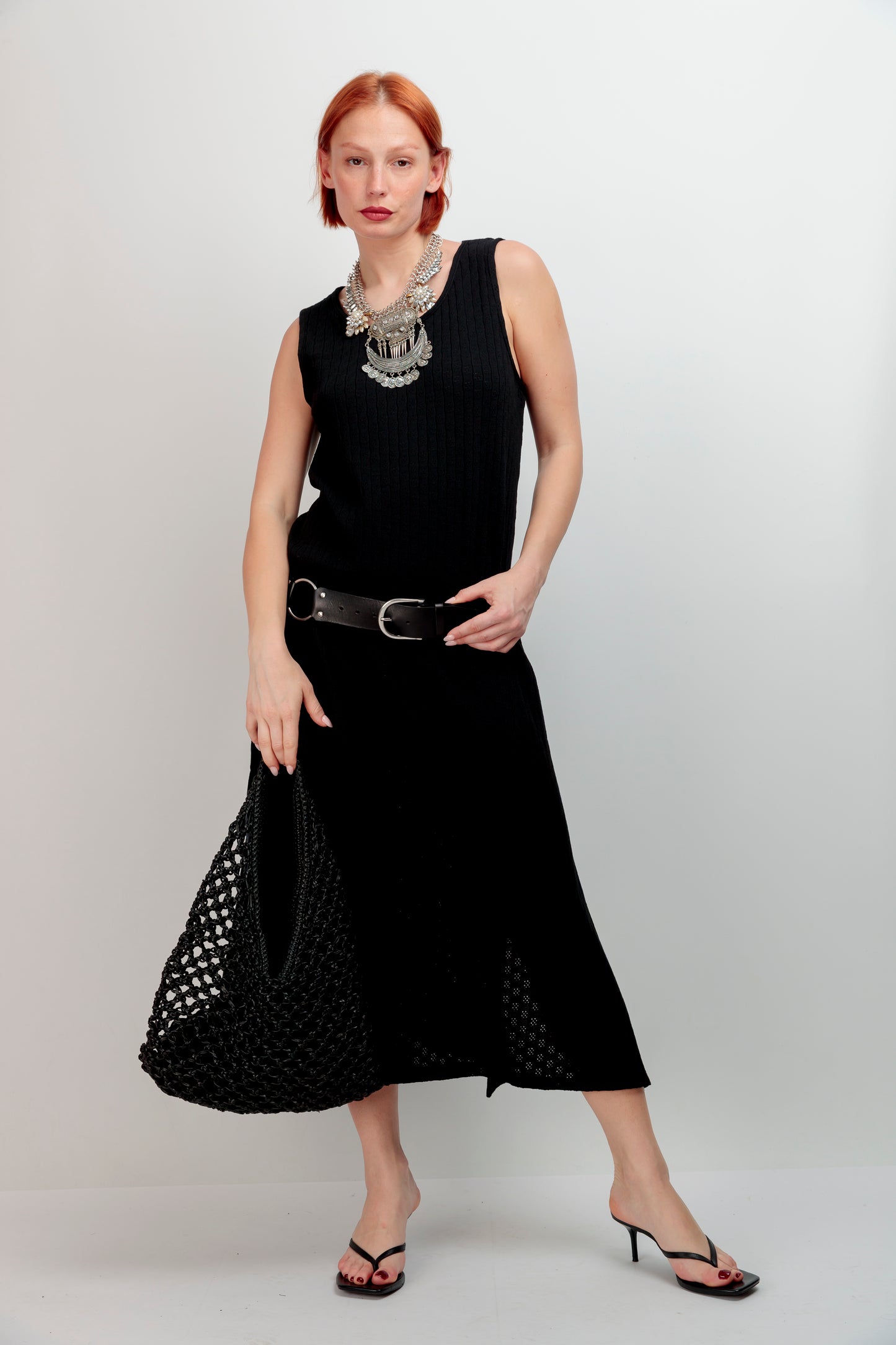 Vestido Punto Calado