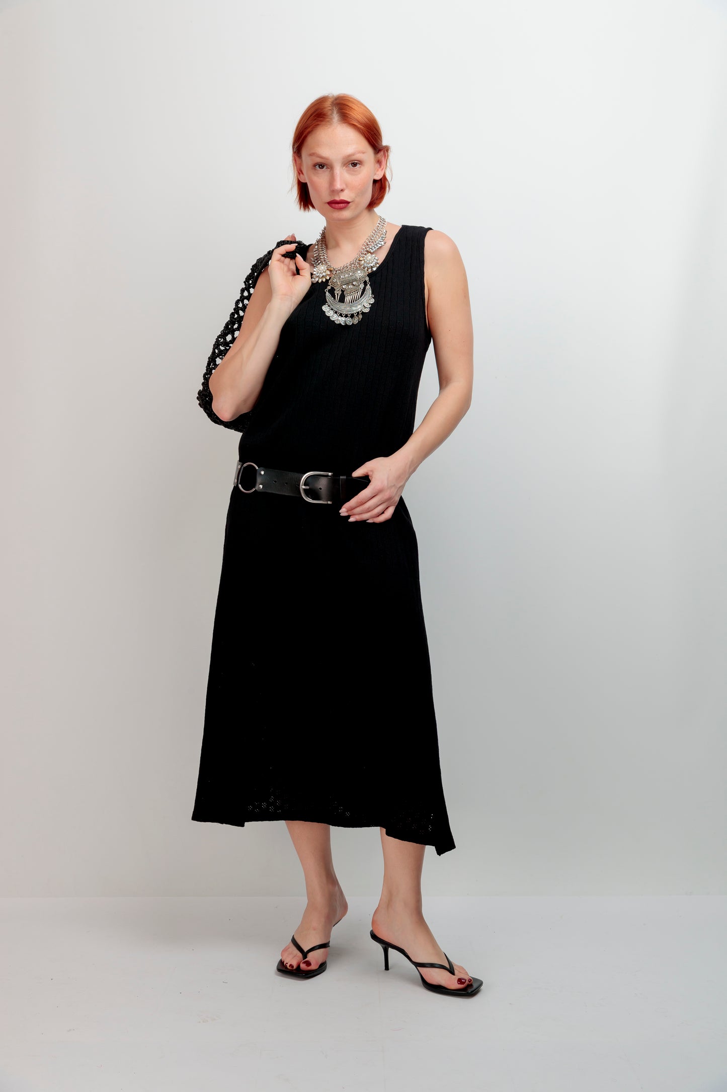 Vestido Punto Calado