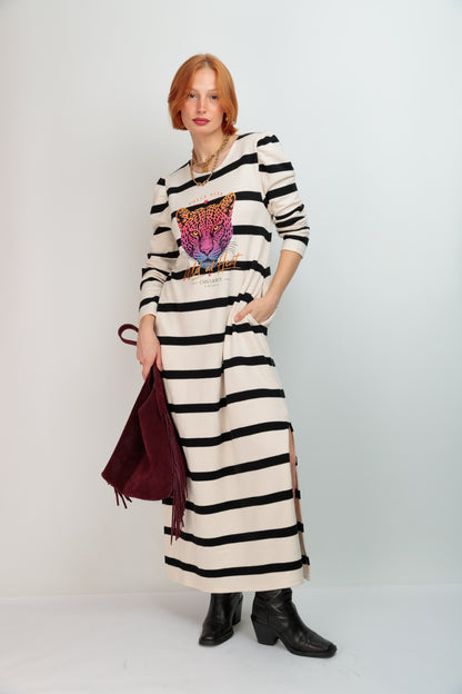 Fortuna Tiger Stripe Dress