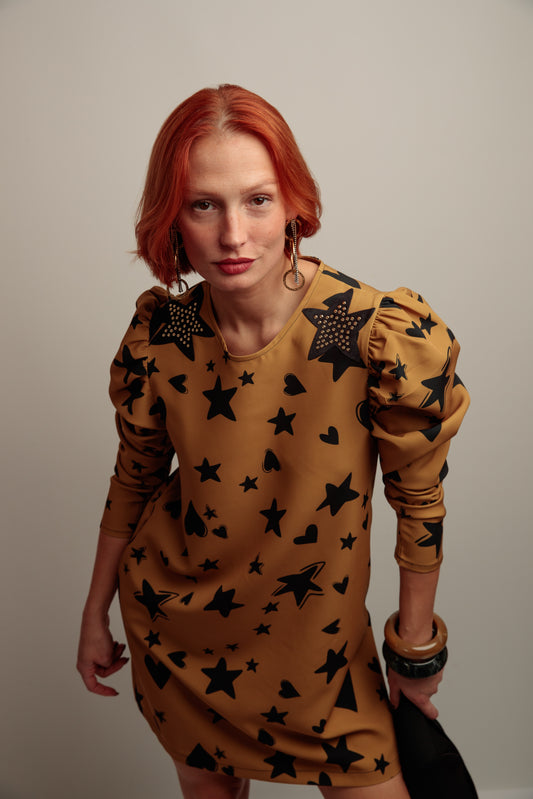 Vestido Parches Love Star