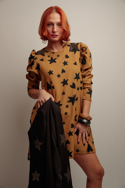 Vestido Parches Love Star