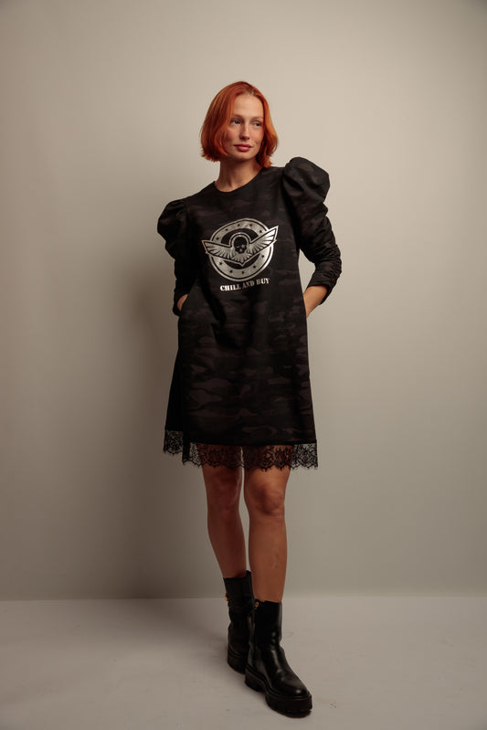 Vestido Lupita Blonda Skull