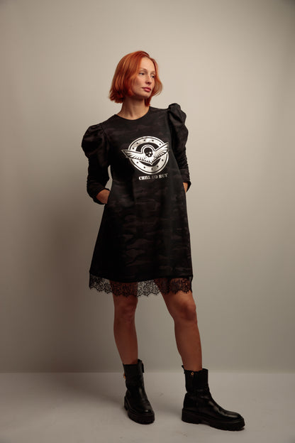 Vestido Lupita Blonda Skull