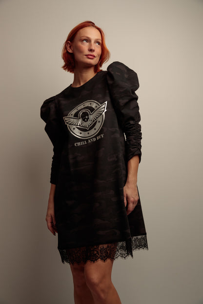 Vestido Lupita Blonda Skull